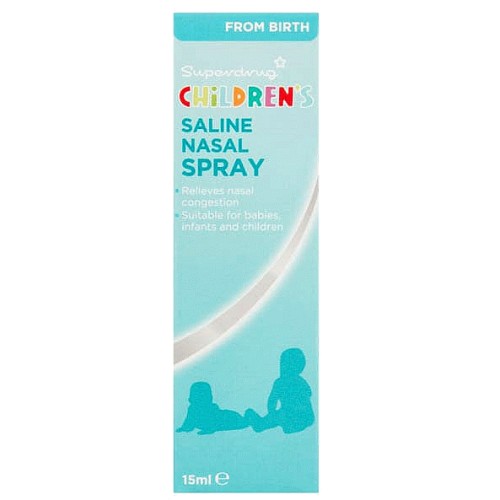 Superdrug Childrens Saline Nasal Spray (15ml) Compare Prices & Where