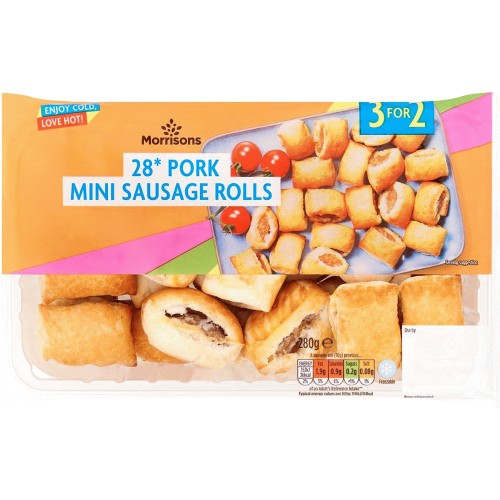 Morrisons Mini Sausage Rolls (28 x 280g) Compare Prices & Where To