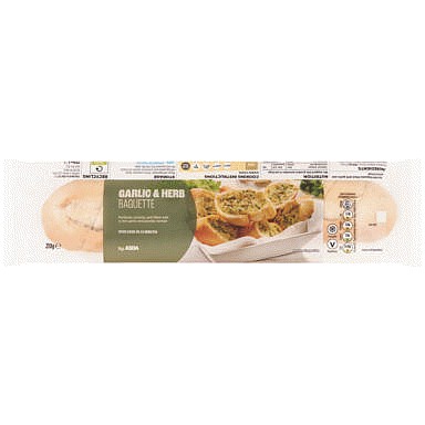 ASDA Garlic & Herb Baguette (210g) Compare Prices & Where To Buy