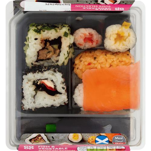 Coop Sushi Fish and Veg Selection Compare Prices & Where To Buy Trolley.co.uk