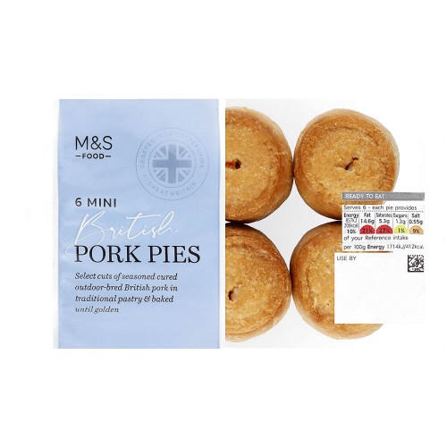 ASDA 10 Mini Pork Pies (250g) Compare Prices & Where To Buy Trolley