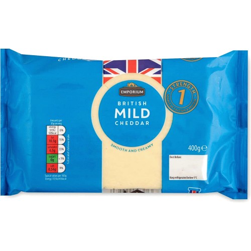 Emporium British Mild Cheddar Cheese (400g) Compare Prices & Where To