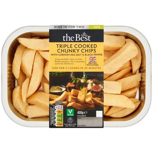 Morrisons The Best Triple Cooked Chunky Chips (400g) Compare Prices