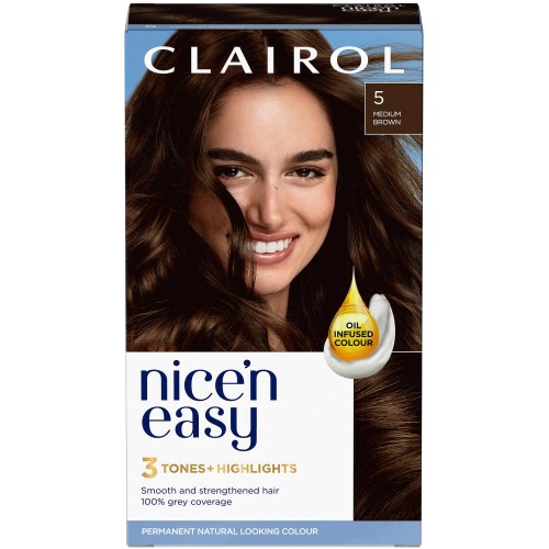 Clariol Age Defy Permanent Hair Dye 5 Medium Brown Hair Dye Compare