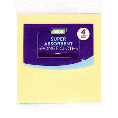 ASDA Sponge Cleaning Cloths (4) Compare Prices & Where To Buy