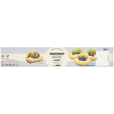Tesco Ready Rolled Sweet Shortcrust Pastry (320g) Compare Prices