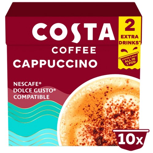 Costa Coffee NESCAFE Dolce Gusto Compatible Signature Blend Cappuccino