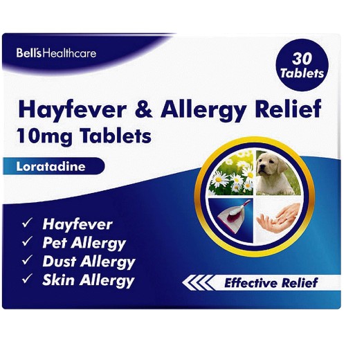 Bells Healthcare Hayfever & Allergy Relief Tablets Loratadine 30