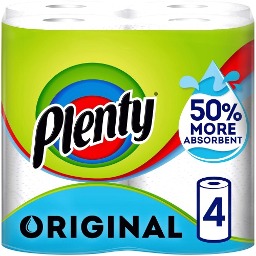 Plenty The Original One 4 Rolls White Kitchen Towel Rolls Starting