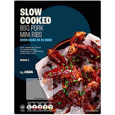 ASDA Sweet BBQ Pork Mini Ribs (550g) Compare Prices & Where To Buy