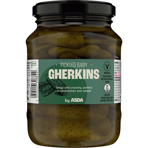 Opies Cocktail Gherkins with Distilled Malt Vinegar (227g) Compare