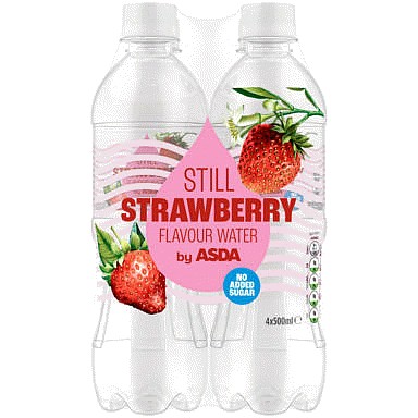 ASDA Still Strawberry Flavour Water 4x500 Compare Prices & Where To Buy Trolley.co.uk