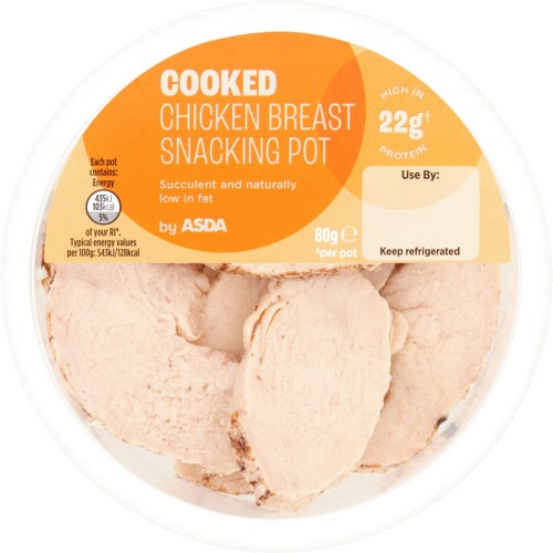 ASDA Cooked Chicken Breast Snacking Pot (80g) Compare Prices & Where