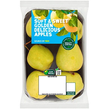 ASDA Soft & Sweet Golden Delicious Apples (6) Compare Prices & Where