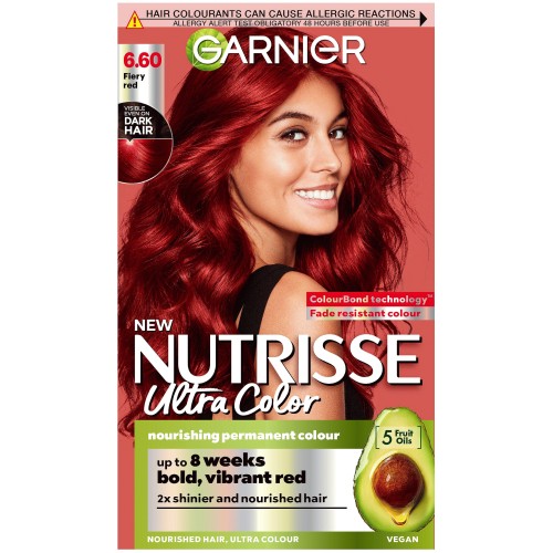 Garnier Nutrisse Ultra Color Vibrant Red 5.62 Hair Dye Compare Prices