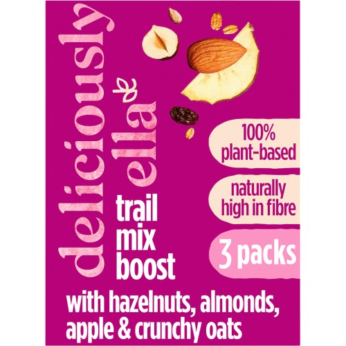 Deliciously Ella Trail Mix Boost with Hazelnuts Almonds Apple & Crunchy