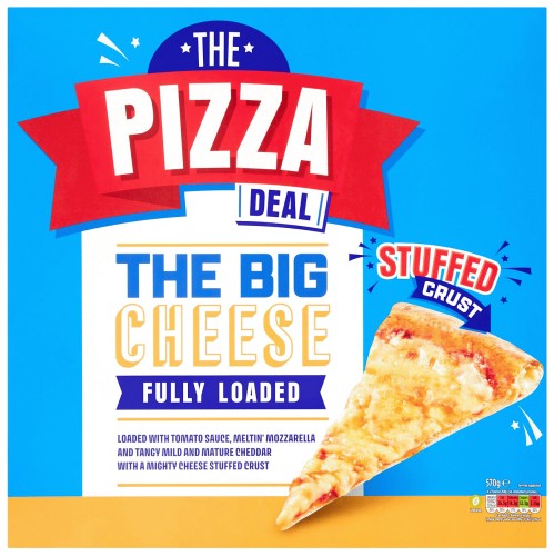 Morrisons The Pizza Deal Stuffed Crust Cheese Feast (580g) Compare Prices & Where To Buy