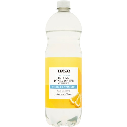 Tesco Low Calorie Indian Tonic Water With Lemon (1lt) Compare Prices