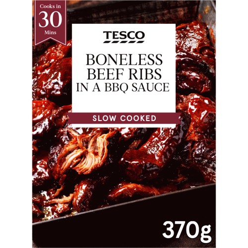 Tesco Boneless Beef Ribs In A Bbq Sauce (370g) Compare Prices & Where