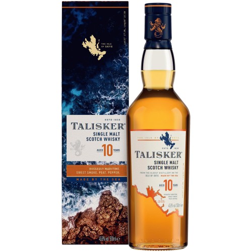 Talisker 10 Year Old Single Malt Scotch Whisky (70cl) Compare Prices