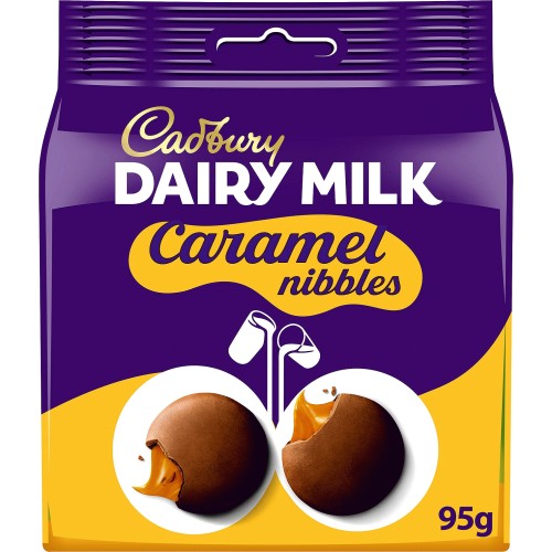 Cadbury Dairy Milk Caramel Nibbles Chocolate Bag (120g) Compare