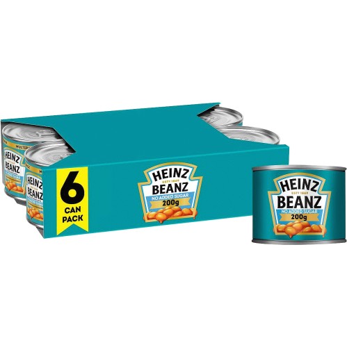 Heinz Baked Beans in Tomato Sauce No Added Sugar (6) Compare Prices