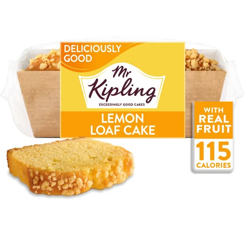 Mr Kipling Lemon Loaf Cake with Buttery Crumble (210g) Compare Prices