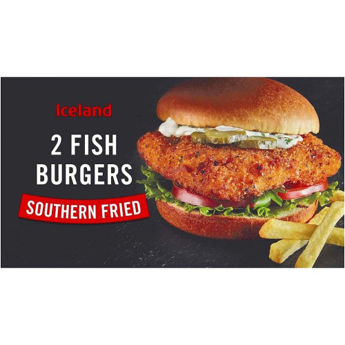 Iceland 2 Southern Fried Fish Burgers (220g) Compare Prices & Where