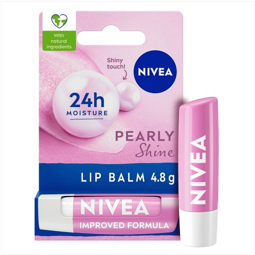 NIVEA Sun Protect Caring Lip Balm Protective Lip Moisturiser Shea