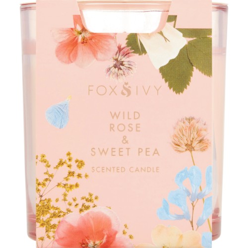 Fox & Ivy Floral Candle Wild Rose & Sweet Pea (210g) Compare Prices