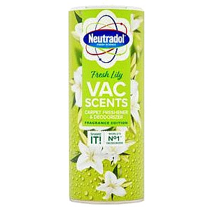 Neutradol Fresh Lily VAC Scents Carpet Freshener & Deodorizer (350g