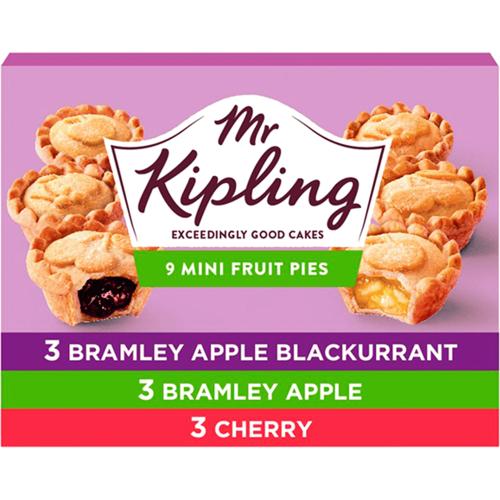 Mr Kipling Mini Fruit Pies 9 Pack (9 Pack) Compare Prices Trolley.co.uk