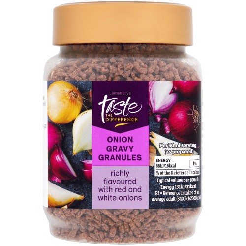 Sainsbury's Onion Gravy Granules Taste the Difference (200g) Compare