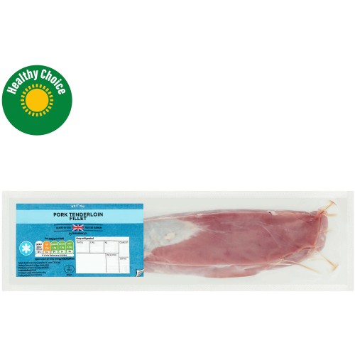 Sainsbury's British Pork Tenderloin Fillet Loose Closed Cup Mushrooms