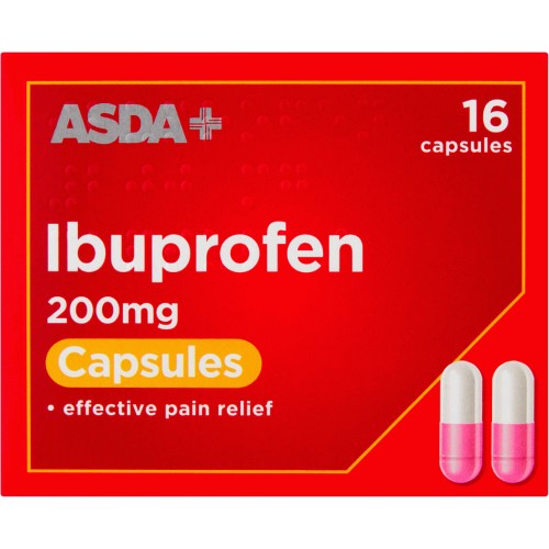 Galpharm Ibuprofen 16 Soft Capsules (16 x 200mg) Compare Prices