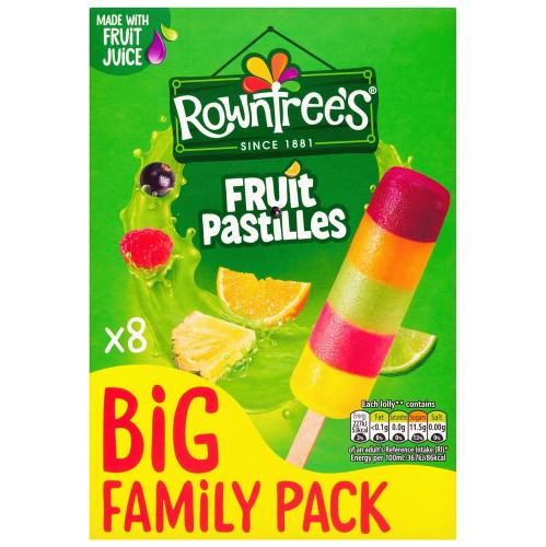Rowntree's 6 Fruit Pastilles PushUp Ice Lollies (6 x 80ml) Compare