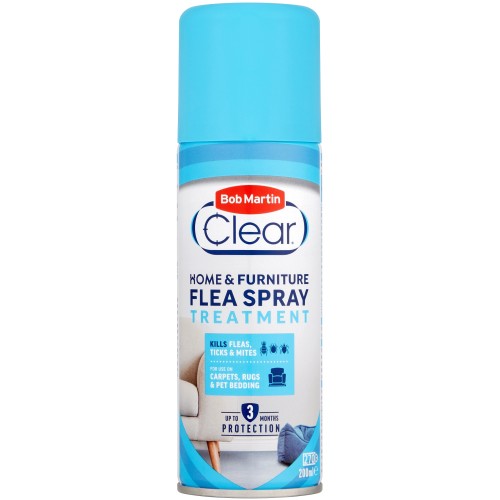 Bob Martin Clear Home & Furniture Flea & Tick Spray Treatment (200ml