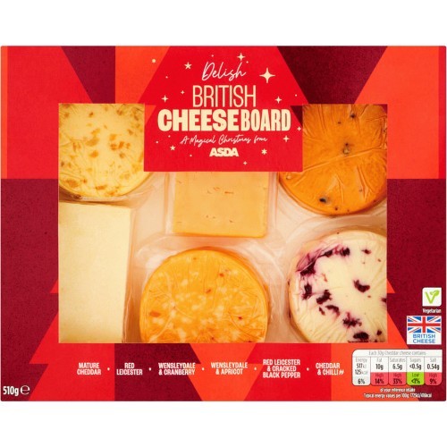 ASDA British Cheese Board (510g) Compare Prices & Where To Buy