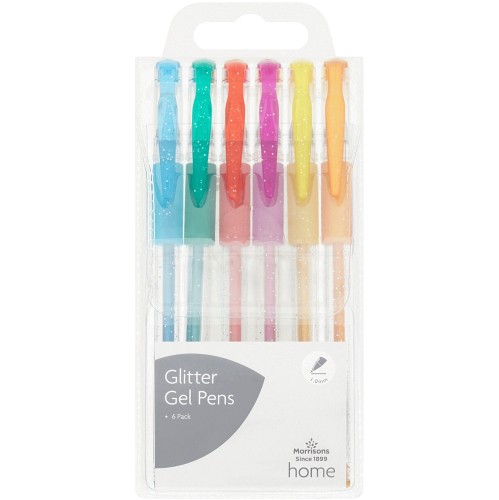 Morrisons Glitter Gel Pens (6) Compare Prices & Where To Buy
