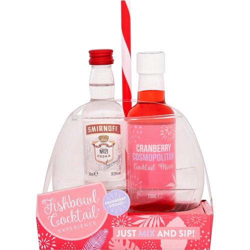 Smirnoff Fishbowl Cocktail & Mixer Gift Set (50ml) Compare Prices