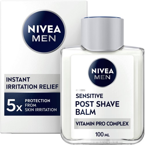 Nivea Men Sensitive Post Shave Balm 0 Alcohol (100ml) Compare Prices