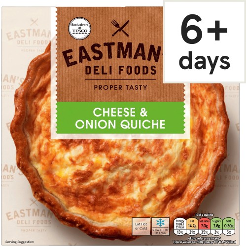 Eastmans Cheese & Onion Quiche (400g) Compare Prices & Where To Buy