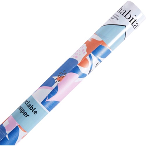 Habitat Abstract Floral Birthday Gift Wrap Wrapping Paper (2m