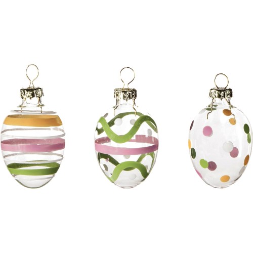 Glass Egg Hanging Easter Decorations (9) Compare Prices & Where To
