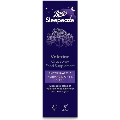 Boots Sleepeaze Valerian Oral Spray Food Supplement (20ml) Compare
