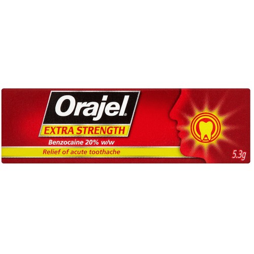 Orajel Extra Strength Dental Gel Toothache Relief (5.3g) Compare
