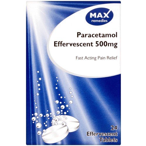 Max Remedies Paracetamol Effervescent Tablets (24) Compare Prices