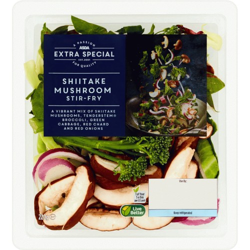 ASDA Extra Special Shiitake Mushroom StirFry (220g) Compare Prices