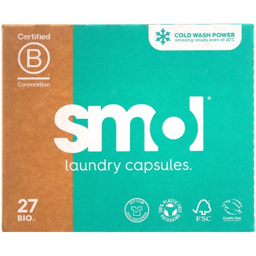 Smol Bio Laundry Capsules Plastic Free 27 washes Compare Prices