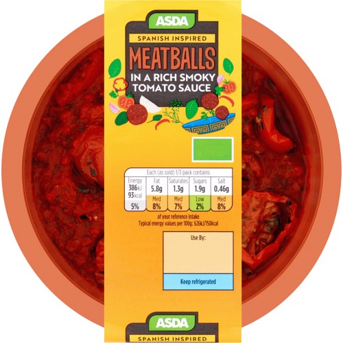 ASDA Meatballs in a Rich Smoky Tomato Sauce (185g) Compare Prices & Where To Buy Trolley.co.uk